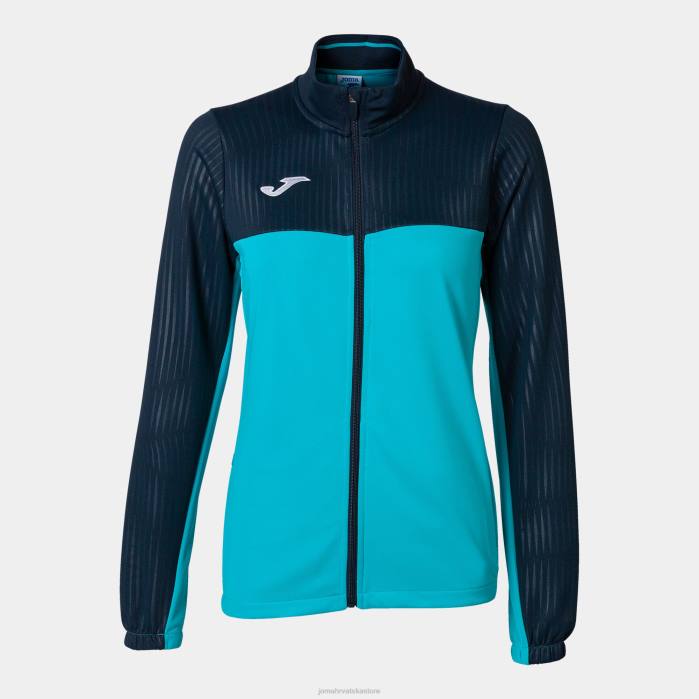hr Joma jakna montreal fluorescentno tirkizno tamnoplava 6FVN2620 žene