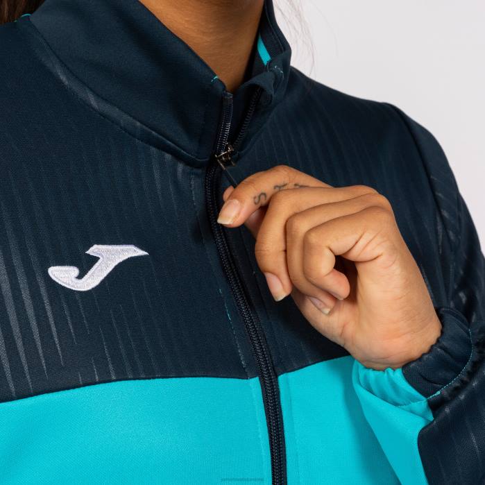hr Joma jakna montreal fluorescentno tirkizno tamnoplava 6FVN2620 žene