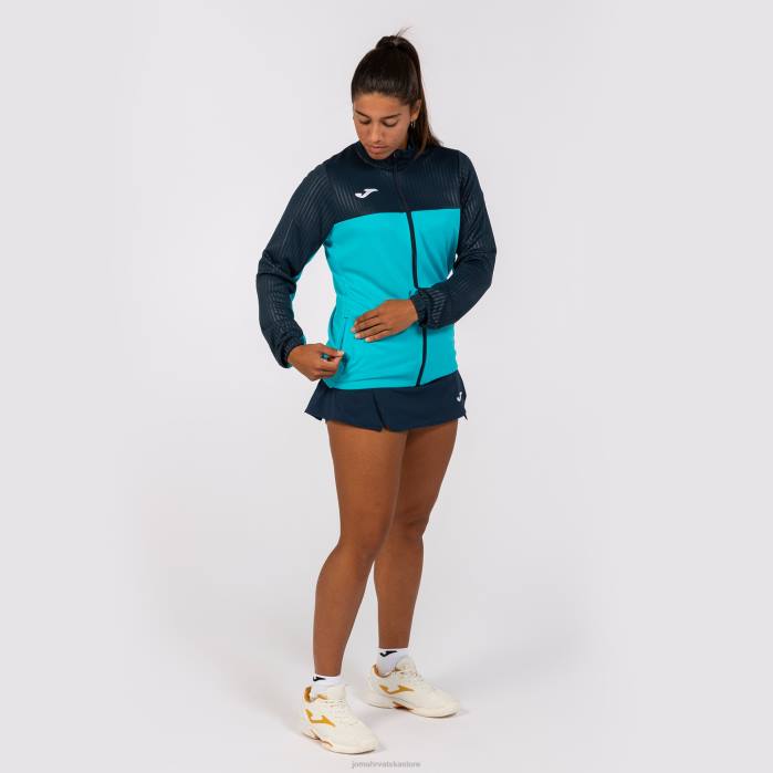 hr Joma jakna montreal fluorescentno tirkizno tamnoplava 6FVN2620 žene