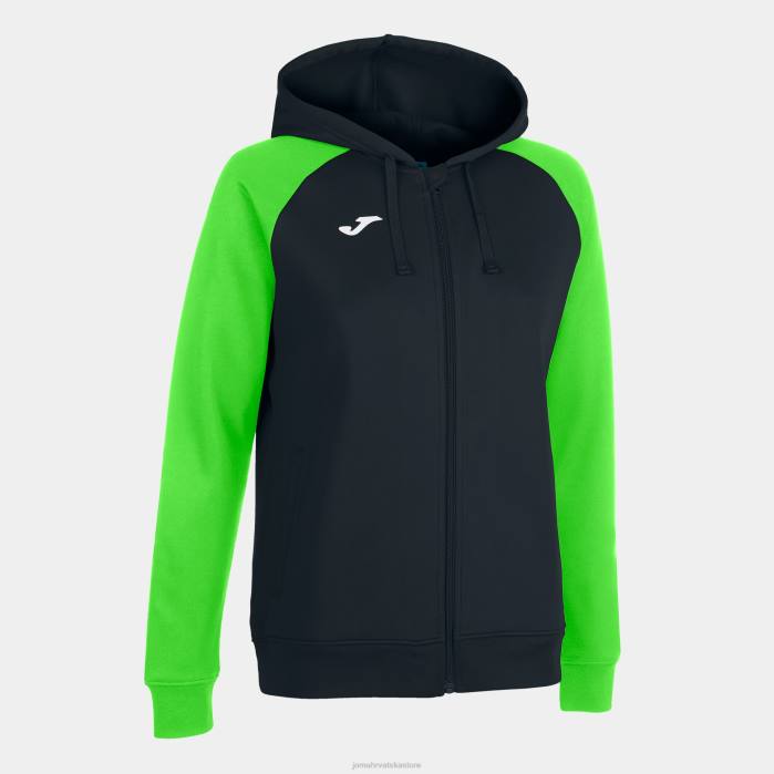hr Joma jakna s kapuljačom akademija iv crna fluorescentno zelena 6FVN2467 žene