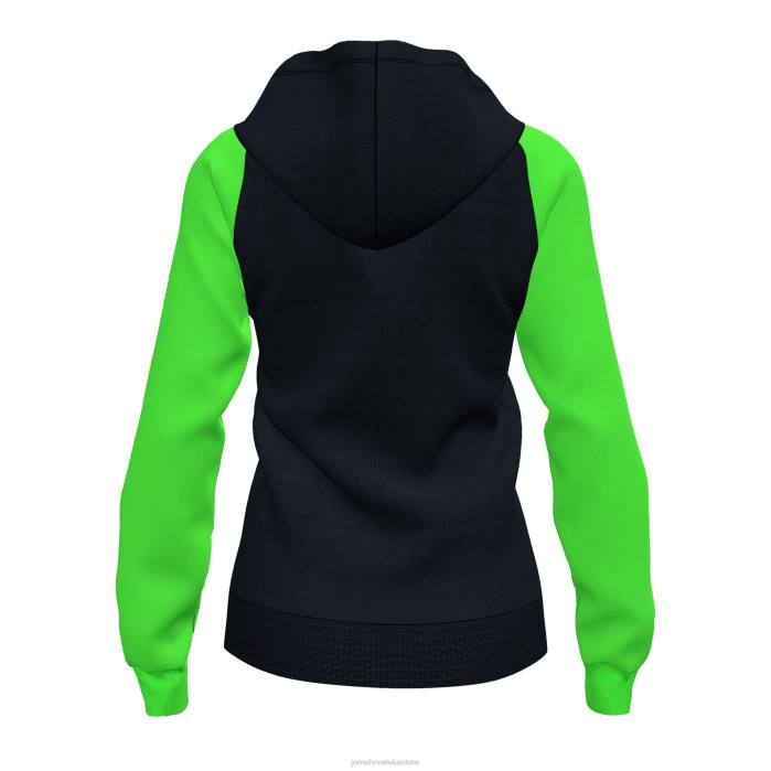 hr Joma jakna s kapuljačom akademija iv crna fluorescentno zelena 6FVN2467 žene