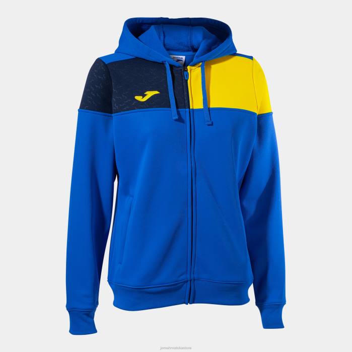 hr Joma jakna s kapuljačom ekipa v kraljevsko plava žuta tamnoplava 6FVN1596 žene