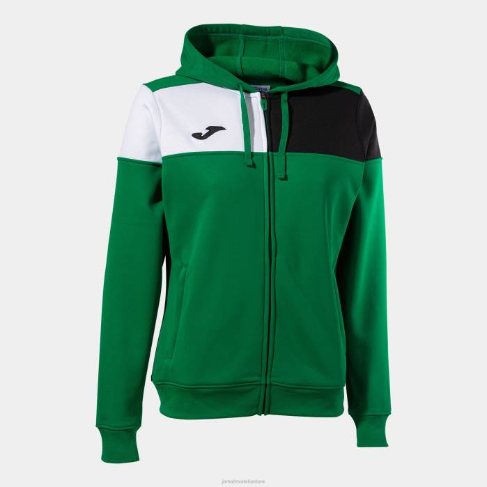 hr Joma jakna s kapuljačom ekipa v zelena crna bijela 6FVN2267 žene