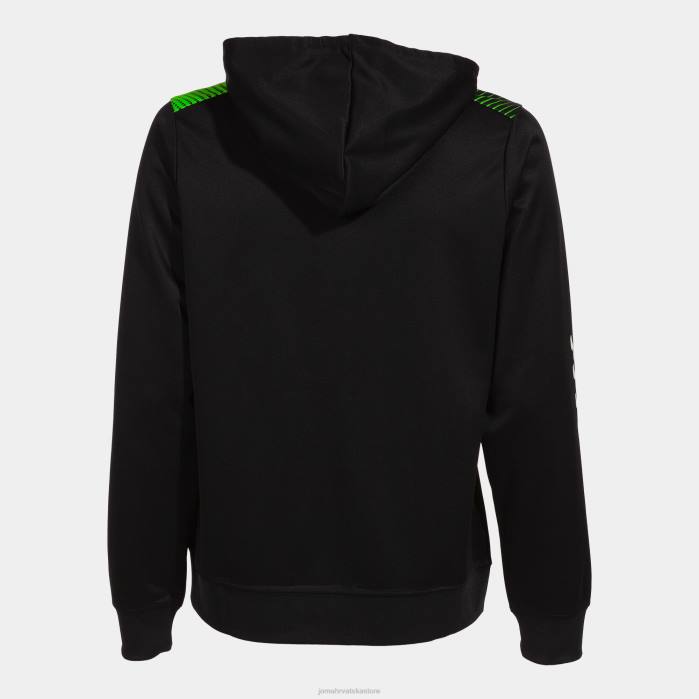 hr Joma jakna s kapuljačom eko ​​supernova crna fluorescentno zelena 6FVN2047 žene