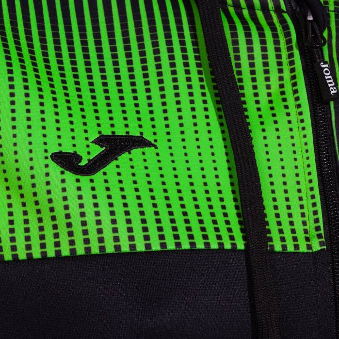 hr Joma jakna s kapuljačom eko ​​supernova crna fluorescentno zelena 6FVN2047 žene