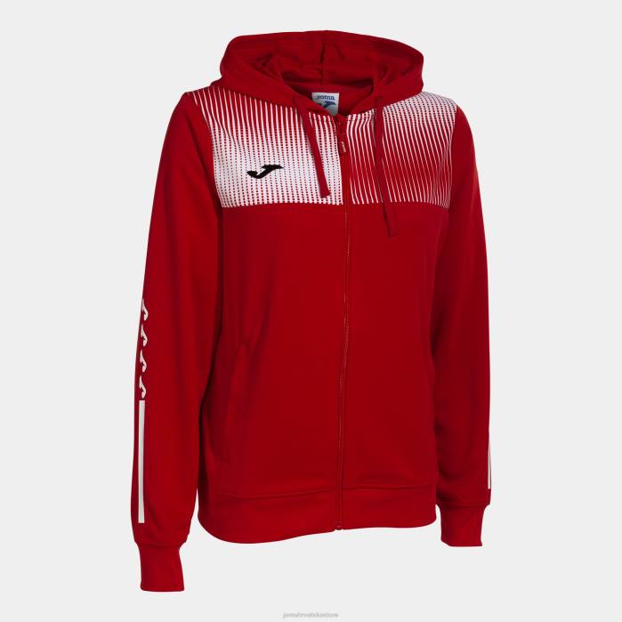 hr Joma jakna s kapuljačom eko ​​supernova crveno bijelo 6FVN2157 žene