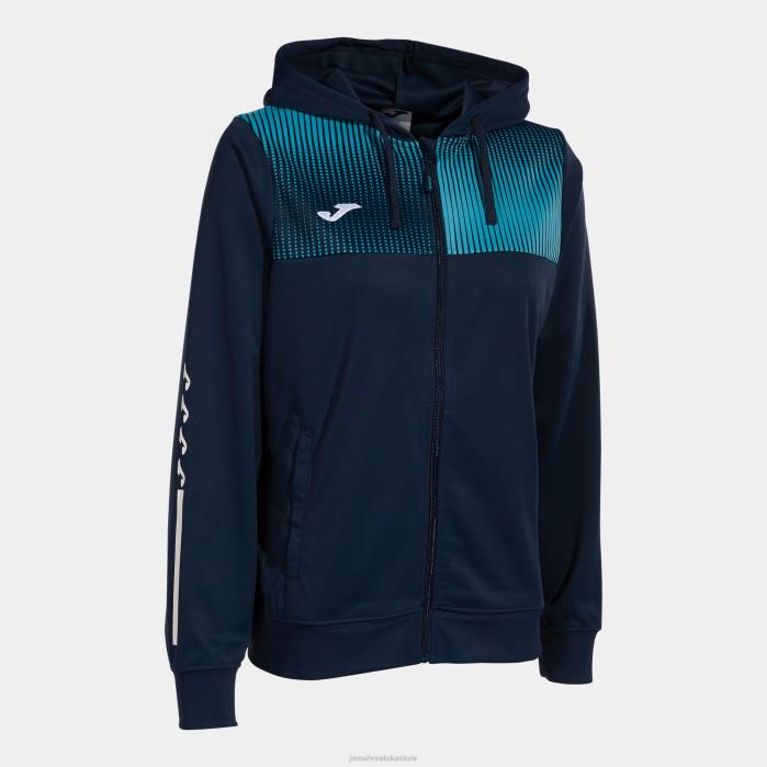 hr Joma jakna s kapuljačom eko ​​supernova tamnoplava fluorescentna tirkizna 6FVN1738 žene
