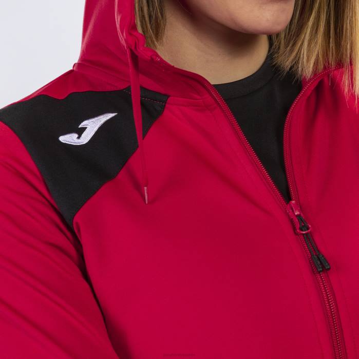 hr Joma jakna s kapuljačom ii crveno-crno 6FVN2517 žene