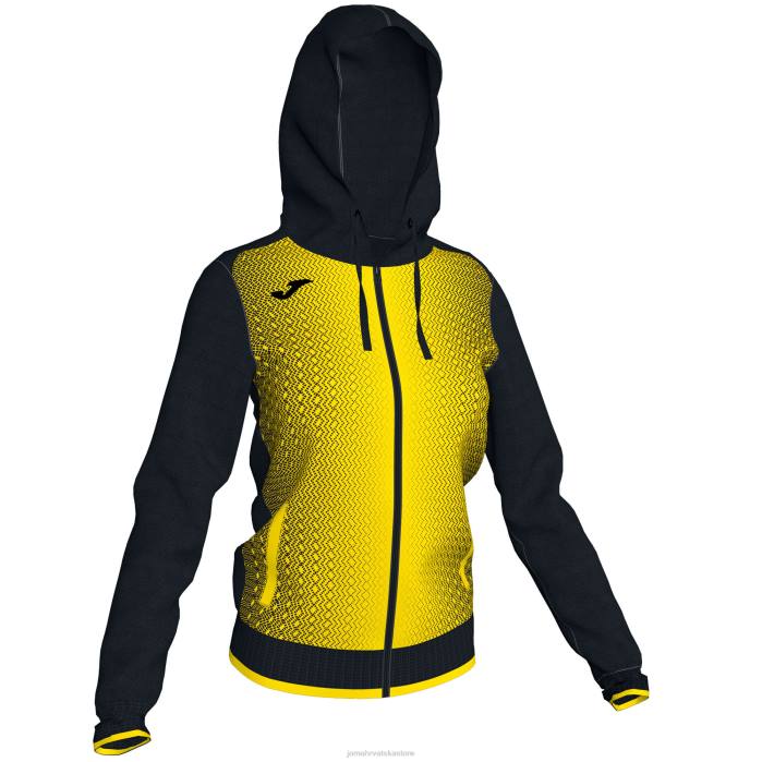 hr Joma jakna s kapuljačom supernova crno žuta 6FVN2518 žene