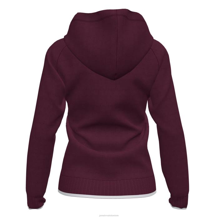 hr Joma jakna s kapuljačom supernova ii bordo bijela 6FVN2431 žene