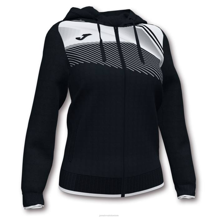 hr Joma jakna s kapuljačom supernova ii crno bijeli 6FVN4025 žene