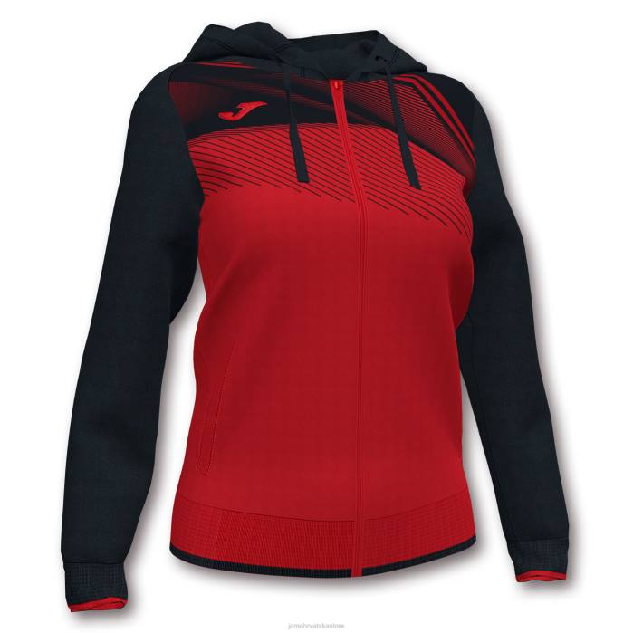 hr Joma jakna s kapuljačom supernova ii crveno-crno 6FVN3845 žene