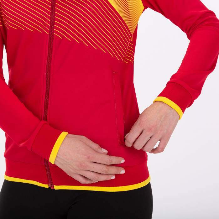 hr Joma jakna s kapuljačom supernova ii crveno žuto 6FVN3583 žene