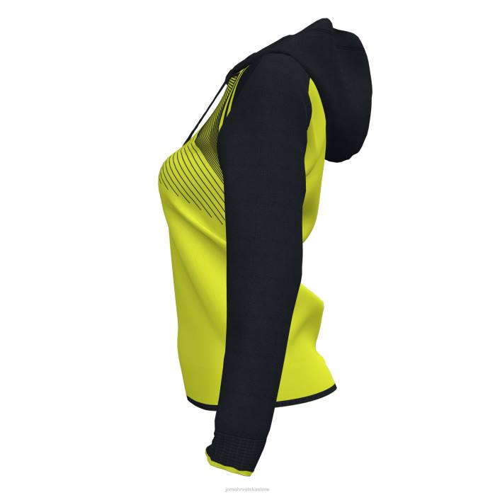 hr Joma jakna s kapuljačom supernova ii fluorescentno žuto crna 6FVN3585 žene
