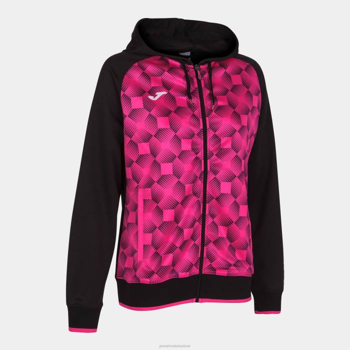 hr Joma jakna s kapuljačom supernova iii crna fluorescentno roza 6FVN3671 žene