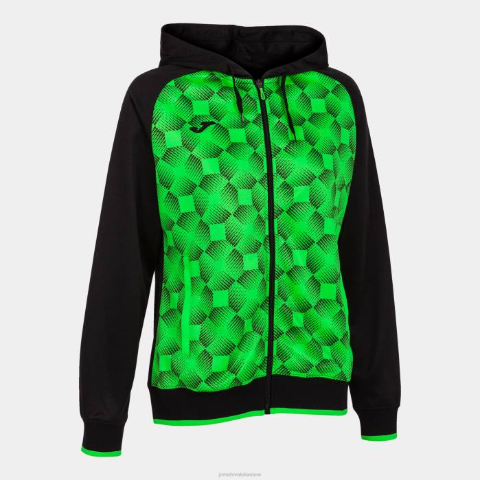 hr Joma jakna s kapuljačom supernova iii crna fluorescentno zelena 6FVN1708 žene