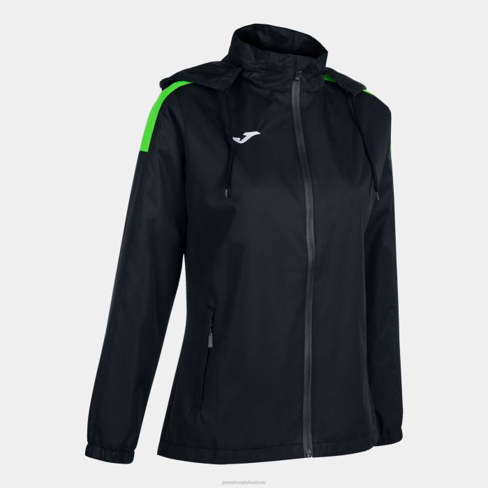 hr Joma kišna jakna trivor crna fluorescentno zelena 6FVN1884 žene