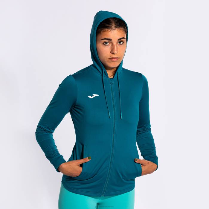 hr Joma skulptura jakne s kapuljačom ii zelena 6FVN3943 žene