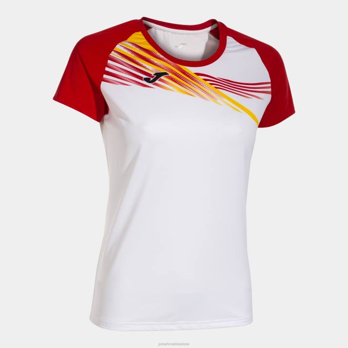 hr Joma košulja kratki rukav elite x bijelo crveno 6FVN1594 žene