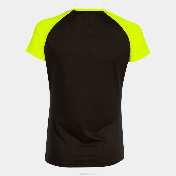 hr Joma košulja kratki rukav elite x crno fluorescentno žuto 6FVN1593 žene