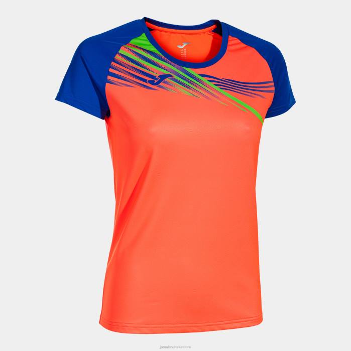 hr Joma košulja kratki rukav elite x fluorescentni koralj kraljevsko plava 6FVN1761 žene