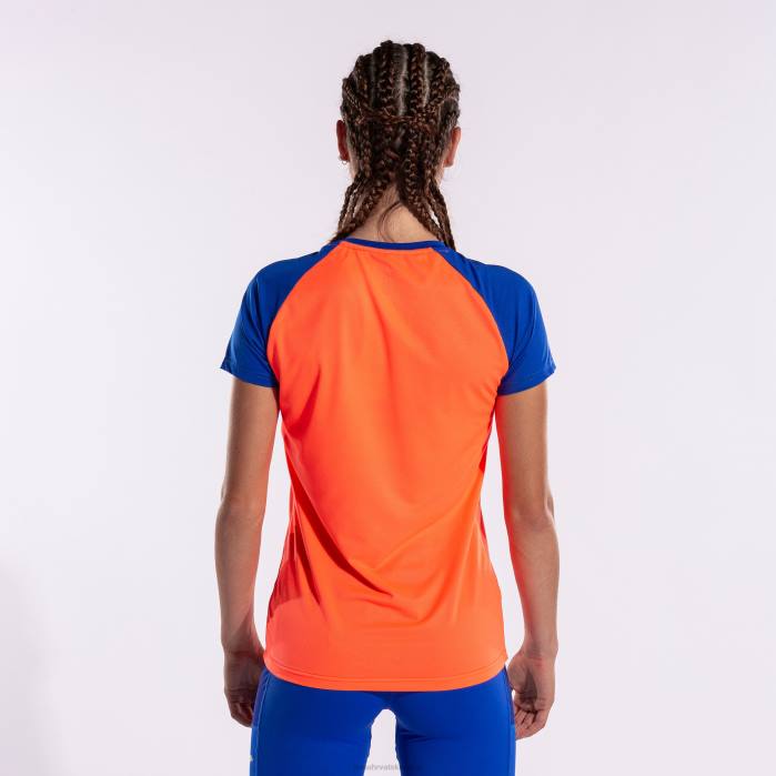 hr Joma košulja kratki rukav elite x fluorescentni koralj kraljevsko plava 6FVN1761 žene