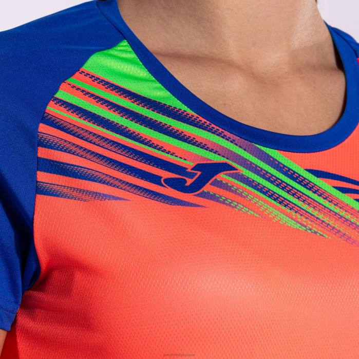 hr Joma košulja kratki rukav elite x fluorescentni koralj kraljevsko plava 6FVN1761 žene