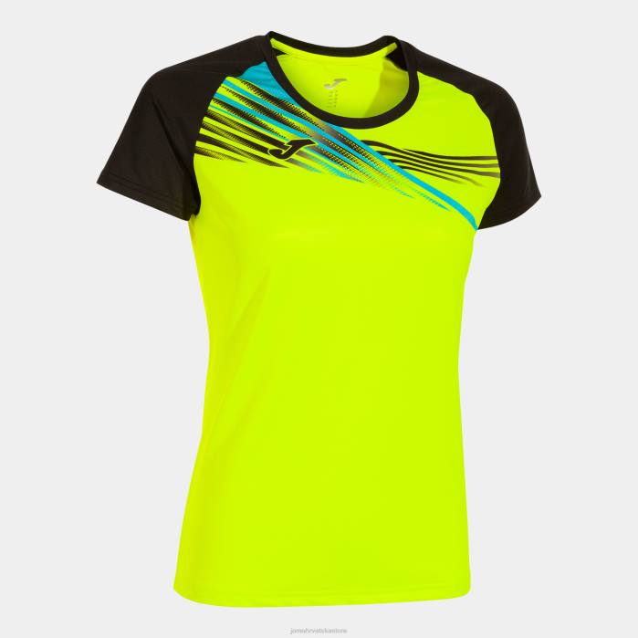 hr Joma košulja kratki rukav elite x fluorescentno žuto crna 6FVN1908 žene