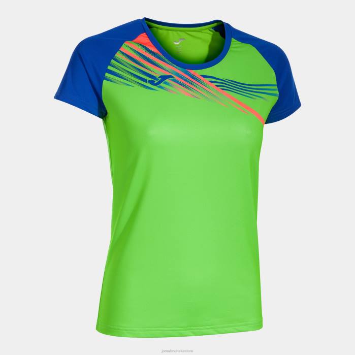 hr Joma košulja kratki rukav elite x fluorescentno zelena kraljevsko plava 6FVN1750 žene