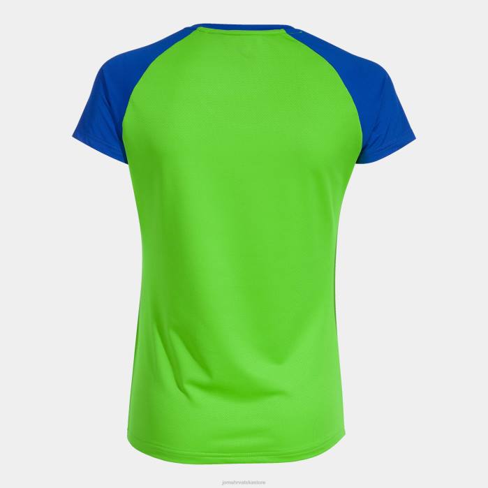 hr Joma košulja kratki rukav elite x fluorescentno zelena kraljevsko plava 6FVN1750 žene