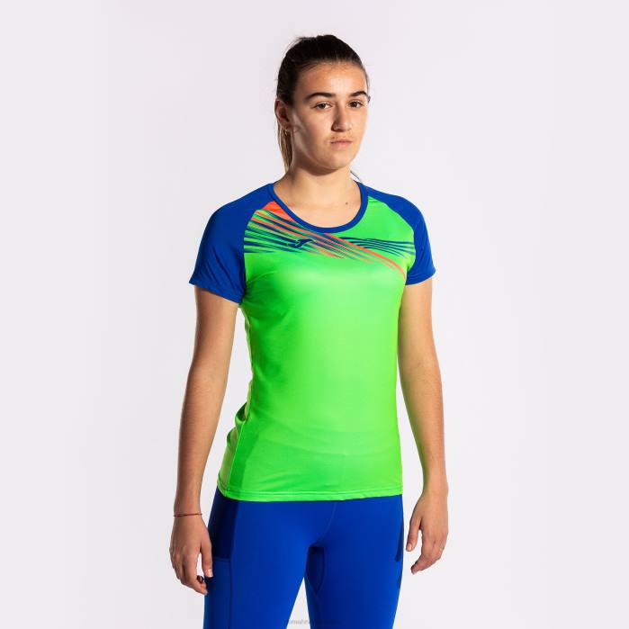 hr Joma košulja kratki rukav elite x fluorescentno zelena kraljevsko plava 6FVN1750 žene