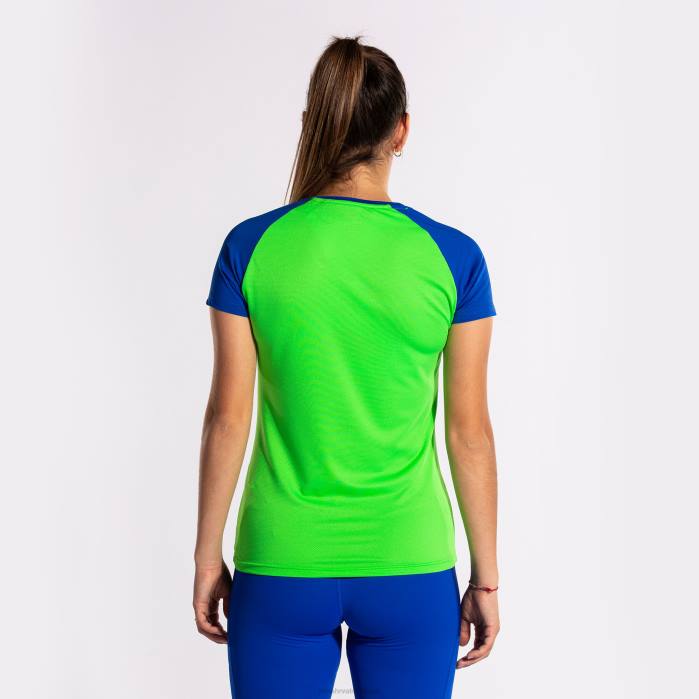 hr Joma košulja kratki rukav elite x fluorescentno zelena kraljevsko plava 6FVN1750 žene