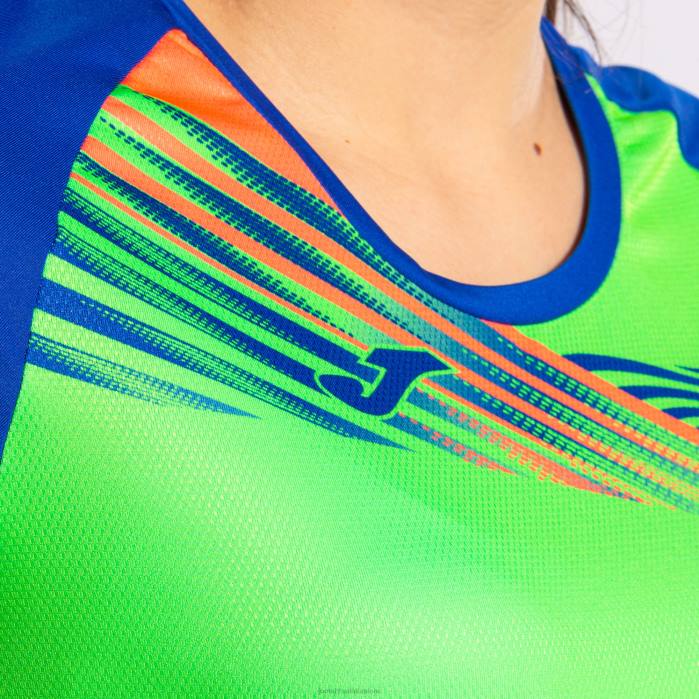 hr Joma košulja kratki rukav elite x fluorescentno zelena kraljevsko plava 6FVN1750 žene