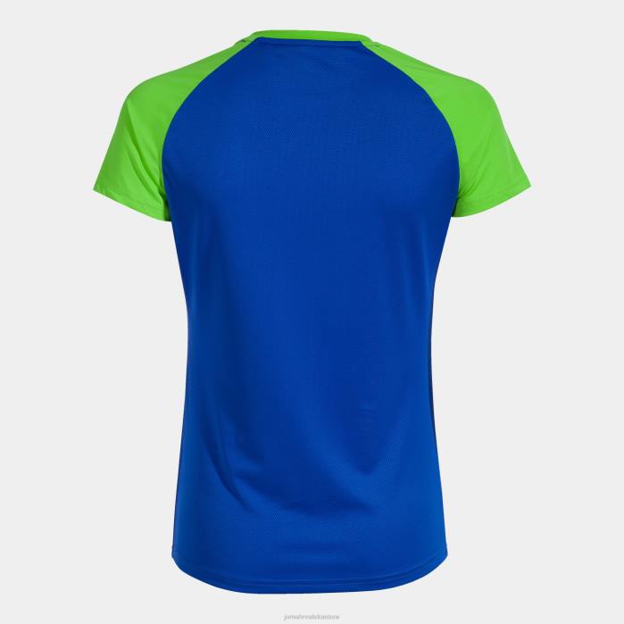 hr Joma košulja kratki rukav elite x kraljevsko plava fluorescentno zelena 6FVN1763 žene