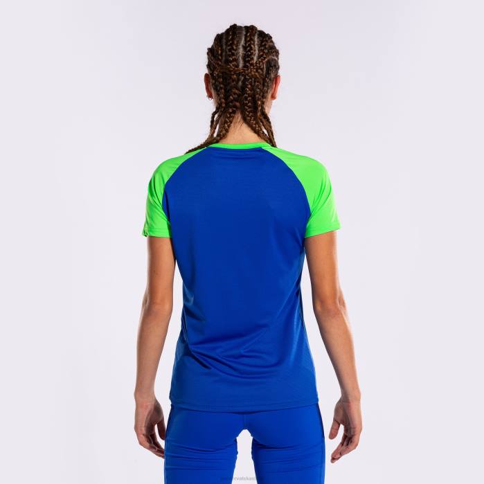 hr Joma košulja kratki rukav elite x kraljevsko plava fluorescentno zelena 6FVN1763 žene