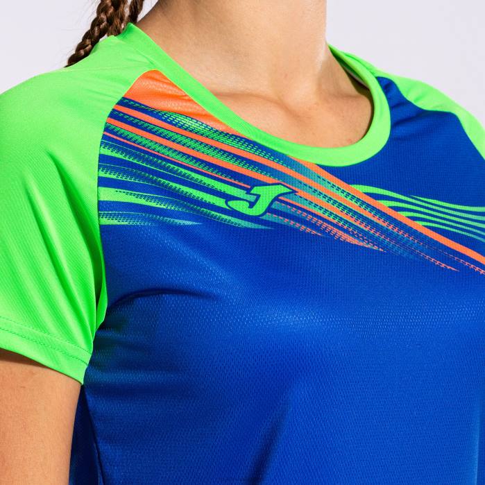 hr Joma košulja kratki rukav elite x kraljevsko plava fluorescentno zelena 6FVN1763 žene