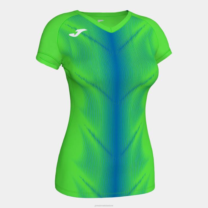 hr Joma košulja kratki rukav olimpia fluorescentno zelena kraljevsko plava 6FVN2393 žene