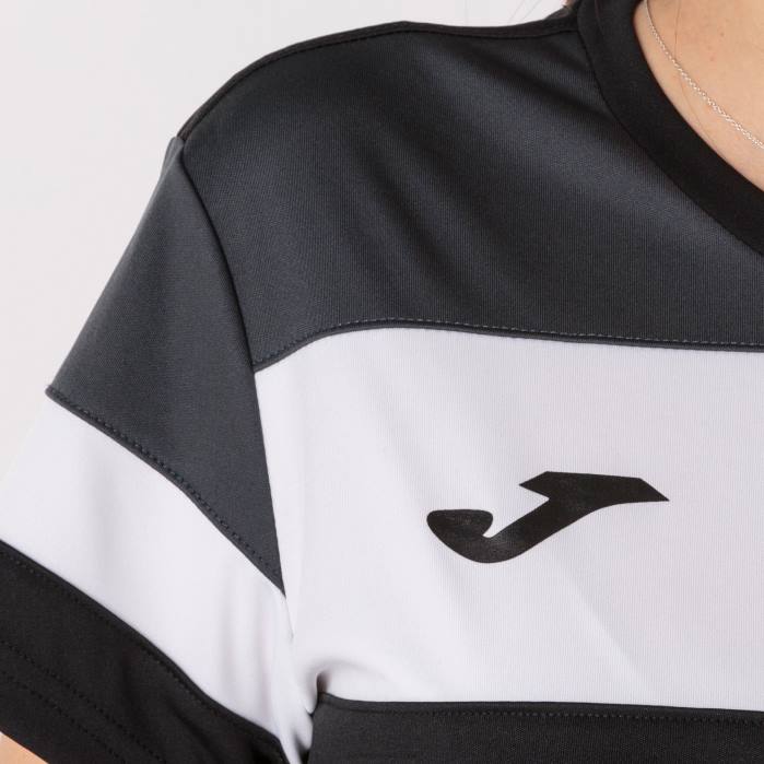 hr Joma košulja kratkih rukava crew iv crna tamno siva bijela 6FVN2056 žene