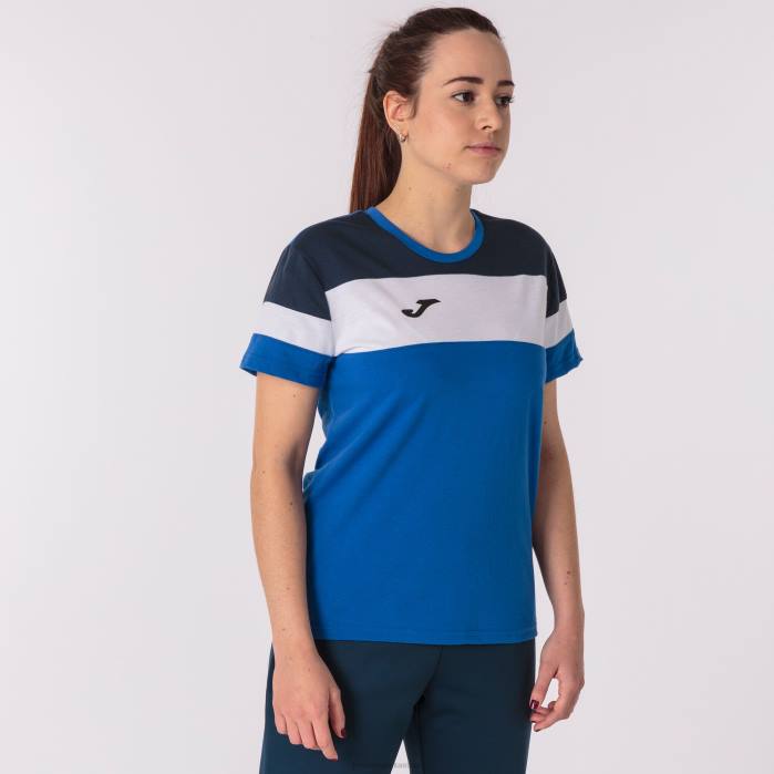 hr Joma košulja kratkih rukava crew iv kraljevsko plava tamnoplava bijela 6FVN3784 žene