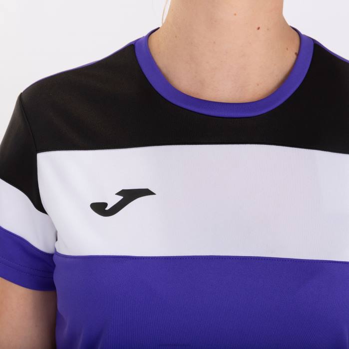 hr Joma košulja kratkih rukava crew iv ljubičasta crna bijela 6FVN3597 žene