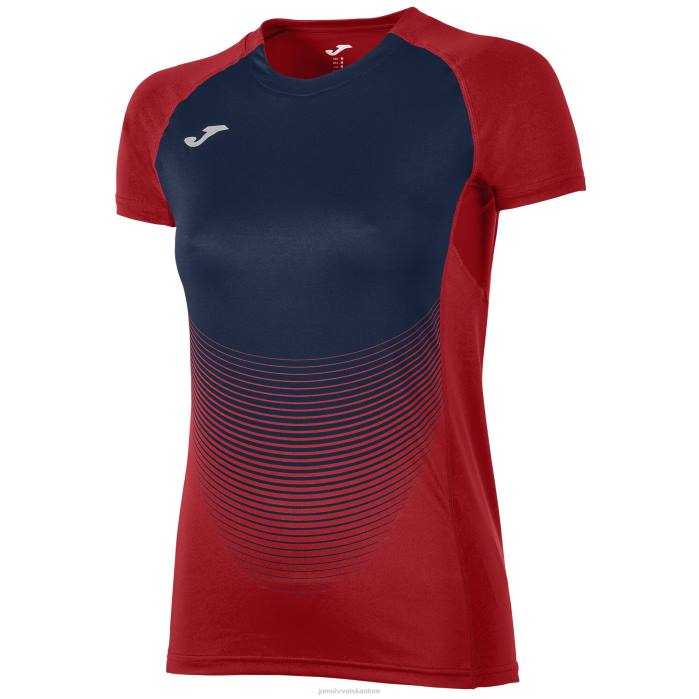 hr Joma košulja kratkih rukava elite vi crvena tamnoplava 6FVN1785 žene