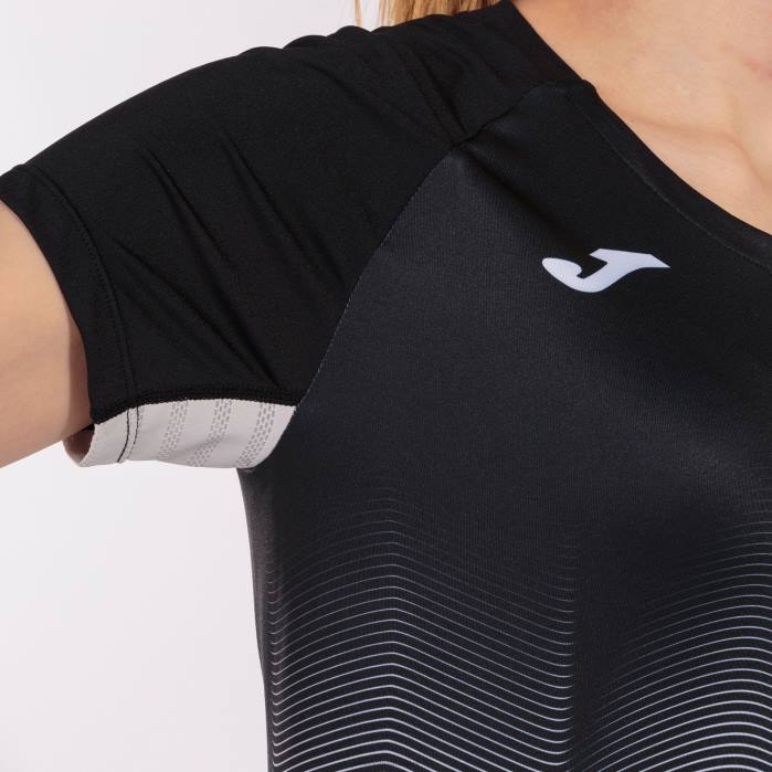 hr Joma košulja kratkih rukava elite vii crna bijela siva 6FVN3789 žene