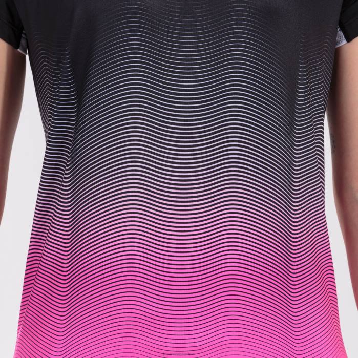 hr Joma košulja kratkih rukava elite vii crno fluorescentno ružičasto bijelo 6FVN3663 žene