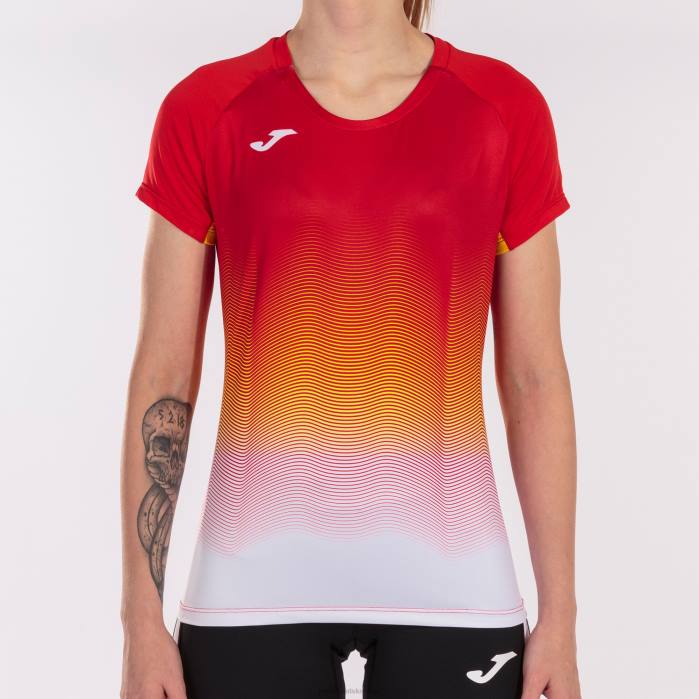 hr Joma košulja kratkih rukava elite vii crveno bijelo žuto 6FVN2355 žene