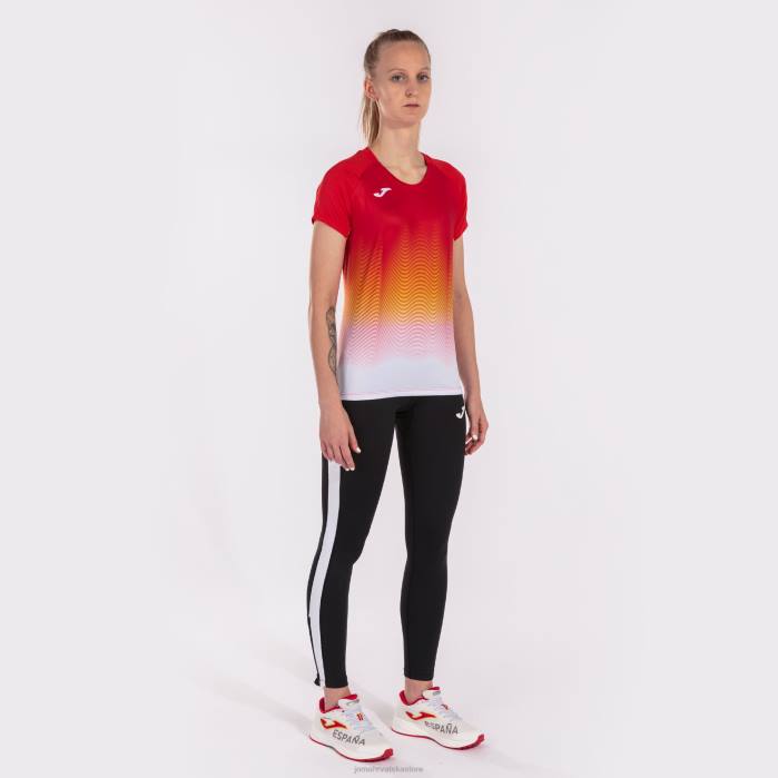 hr Joma košulja kratkih rukava elite vii crveno bijelo žuto 6FVN2355 žene