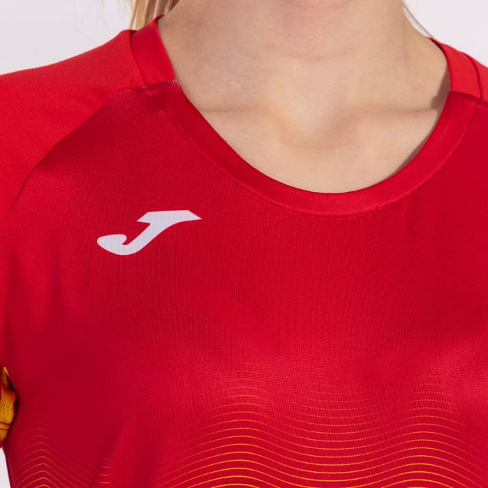 hr Joma košulja kratkih rukava elite vii crveno bijelo žuto 6FVN2355 žene