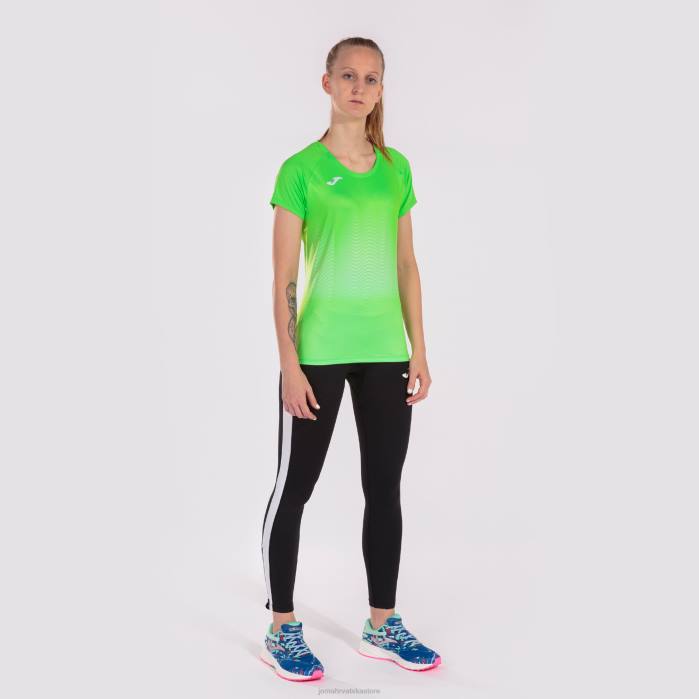 hr Joma košulja kratkih rukava elite vii fluorescentno zeleno bijela 6FVN1683 žene