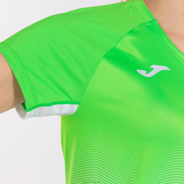 hr Joma košulja kratkih rukava elite vii fluorescentno zeleno bijela 6FVN1683 žene