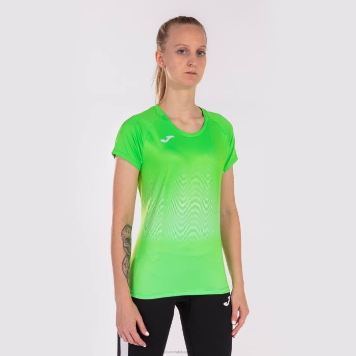 hr Joma košulja kratkih rukava elite vii fluorescentno zeleno bijela 6FVN1683 žene