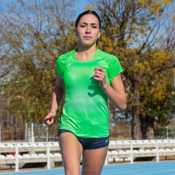 hr Joma košulja kratkih rukava elite vii fluorescentno zeleno bijela 6FVN1683 žene
